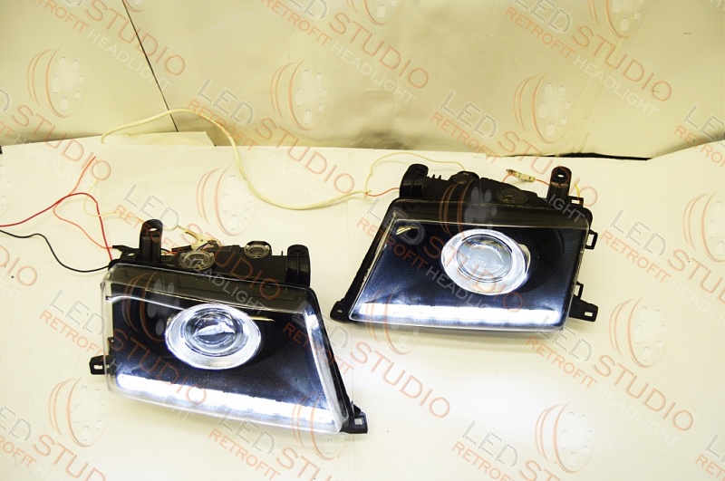 Bi Led фары Мицубиси Челленджер 97-